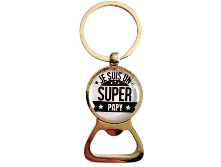 porte clé décapsuleur Je suis un super papy