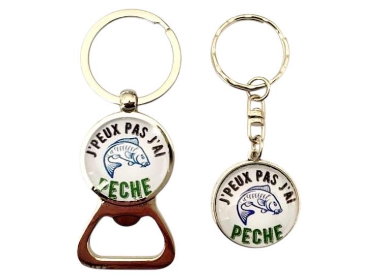 Porte clé décapsuleur ou porte clé j'peux pas j'ai pêche