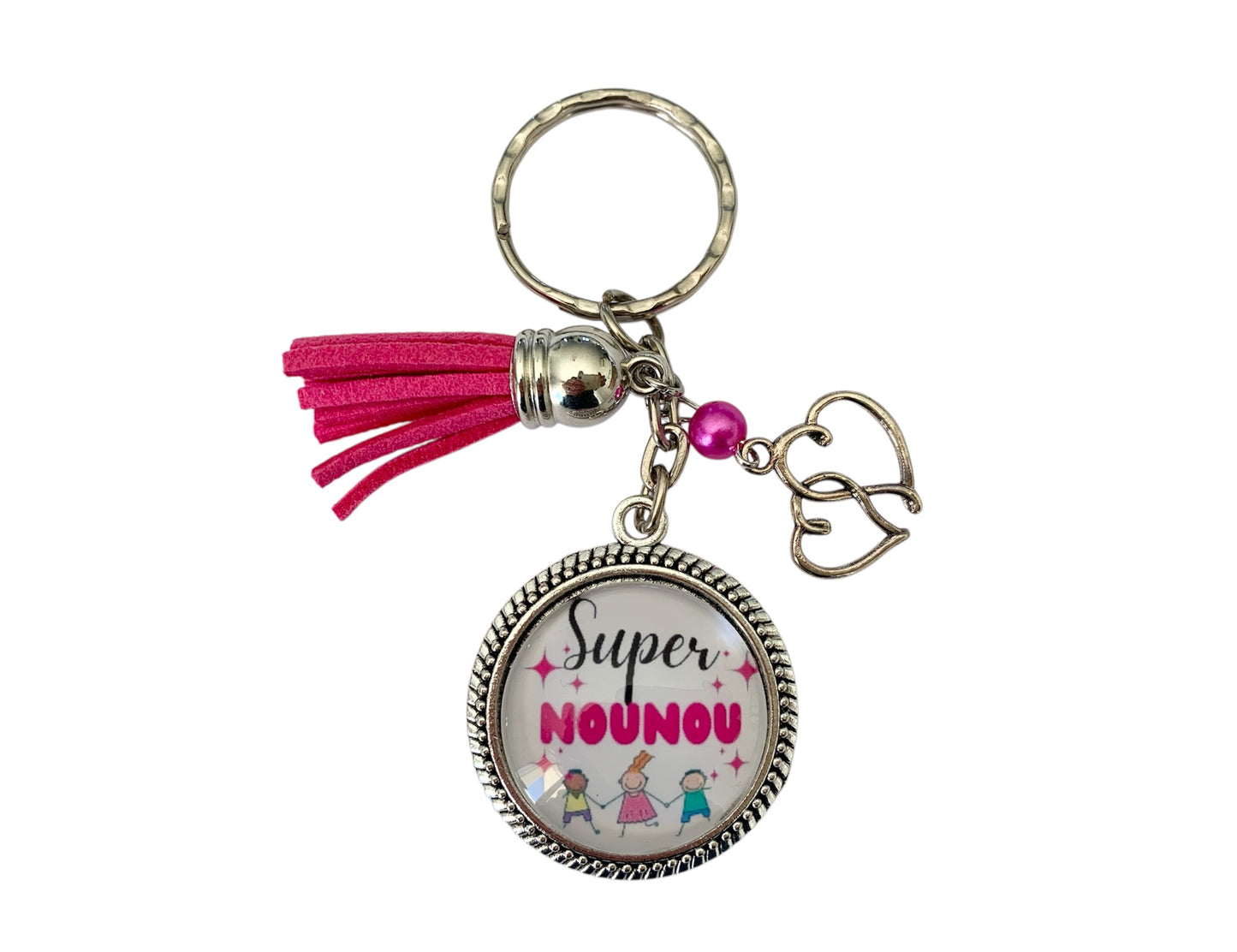 porte clé super nounou, cadeau fin d'année, super nounou