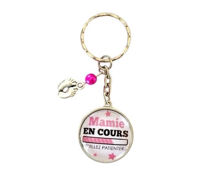 Porte clé mamie en cours ....
