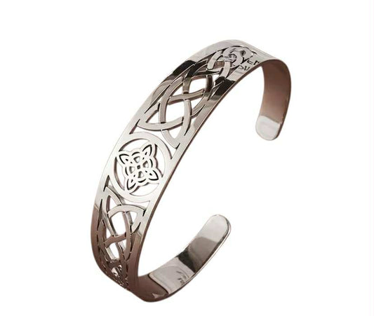 bracelet jonc esprit celtique acier inoxydable