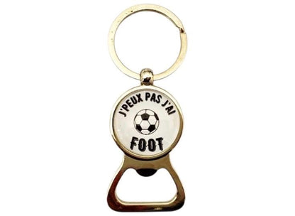 Porte clé décapsuleur j'peux pas j'ai foot