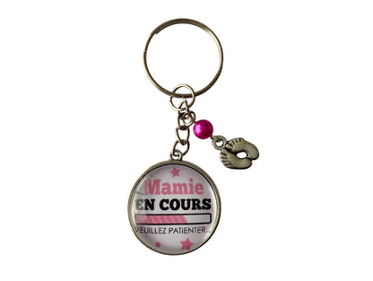 Porte clé mamie en cours ....