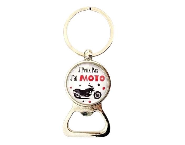 Porte clé décapsuleur j'peux pas j'ai moto