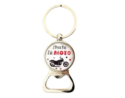 Porte clé décapsuleur j'peux pas j'ai moto