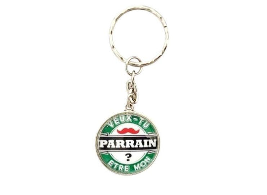 Porte clé je suis un parrain qui déchire