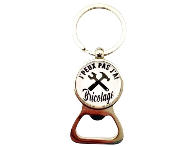 Porte clé décapsuleur j'peux pas j'ai bricolage