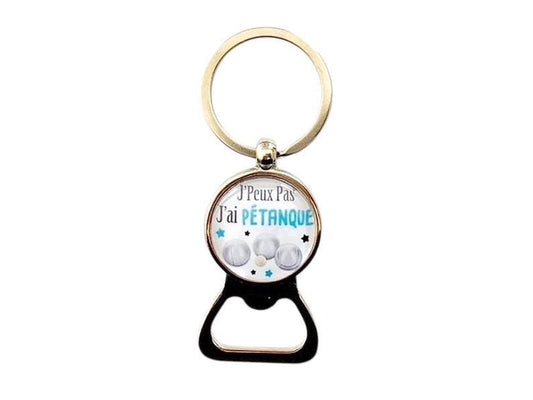 porte clé décapsuleur j'peux pas j'ai pétanque