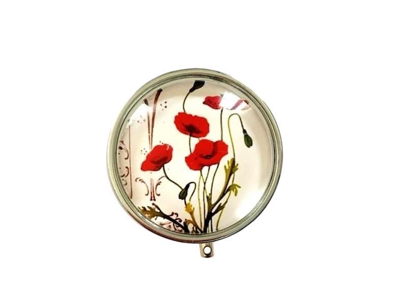 Cendrier de poche coquelicots
