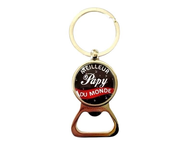porte clé décapsuleur pour le meilleur papy du monde