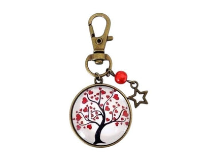 Porte clé bijou de sac arbre de vie