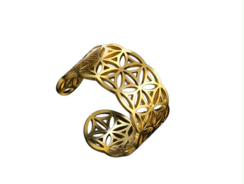 Bagues bohème, fleur de vie - géométrique  - bijou symbolique