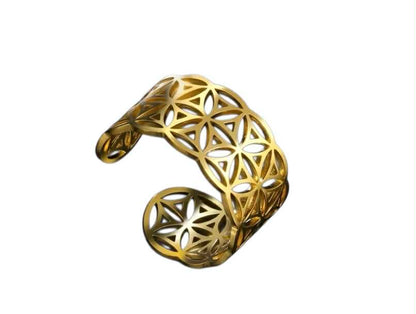 Bagues bohème, fleur de vie - géométrique  - bijou symbolique