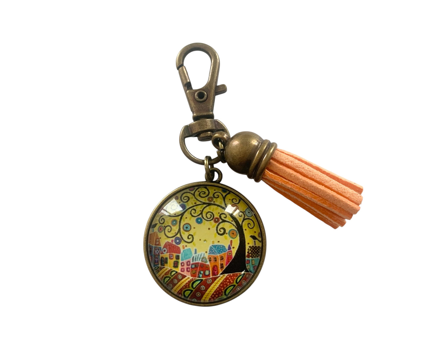 Porte clé bijou de sac arbre de vie