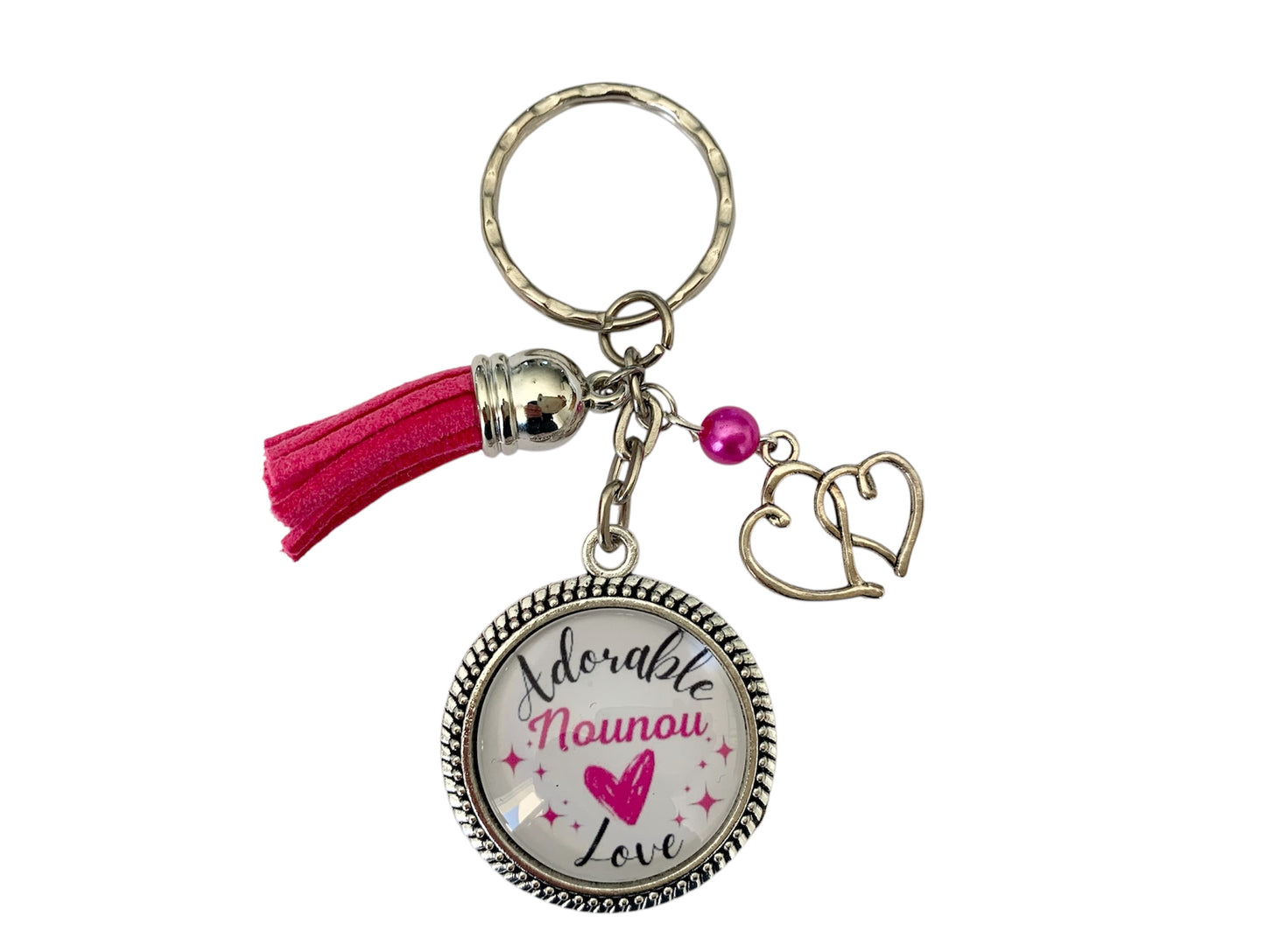 porte clé super nounou, cadeau fin d'année, adorable nounou