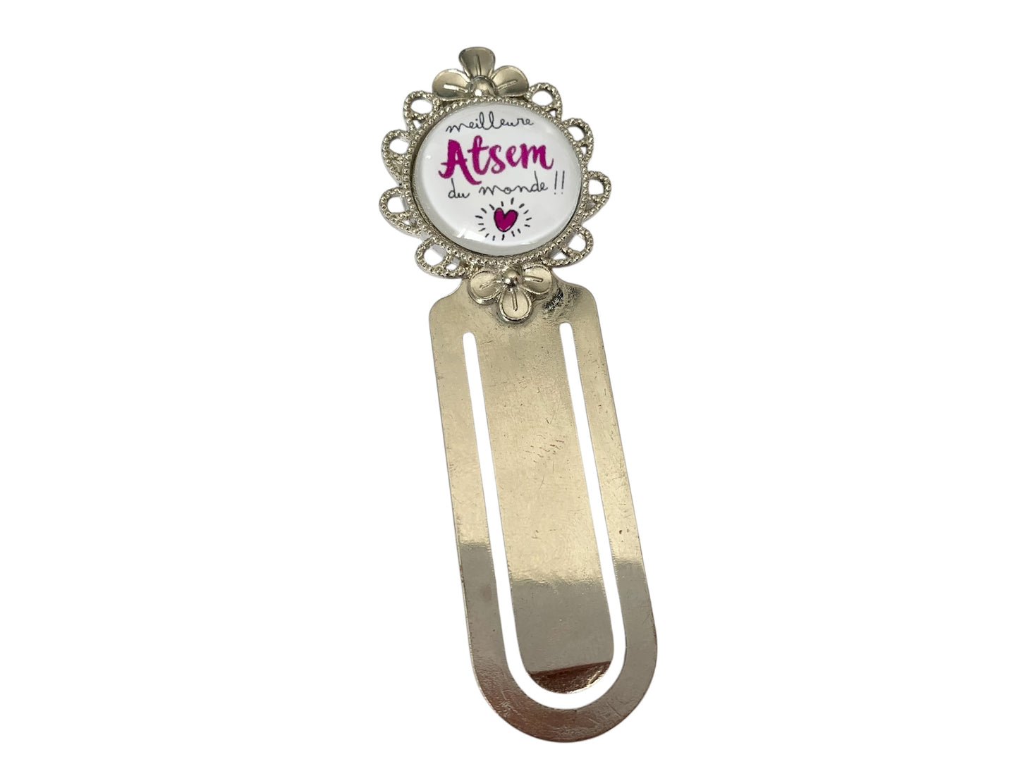 Cadeau atsem, trombone, marque page, meilleure atsem du monde