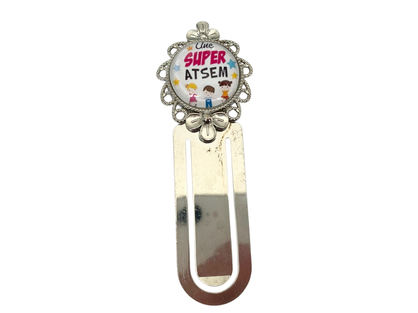 Cadeau atsem, trombone, marque page, super atsem