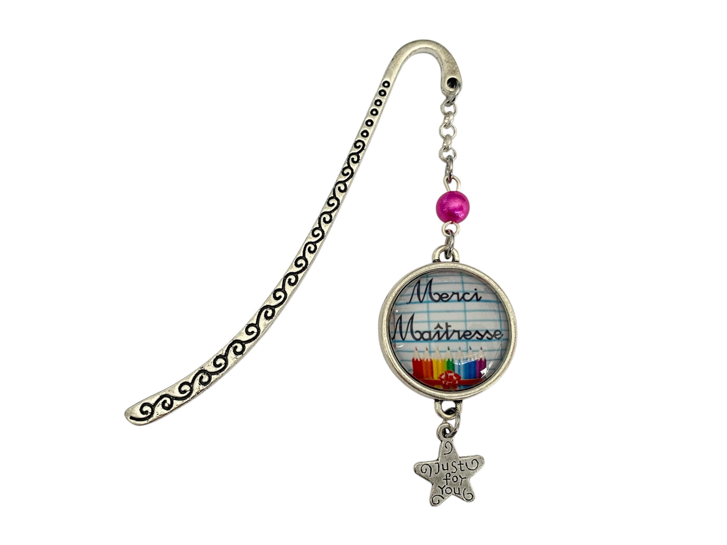 Cadeau maîtresse, marque page, merci maitresse