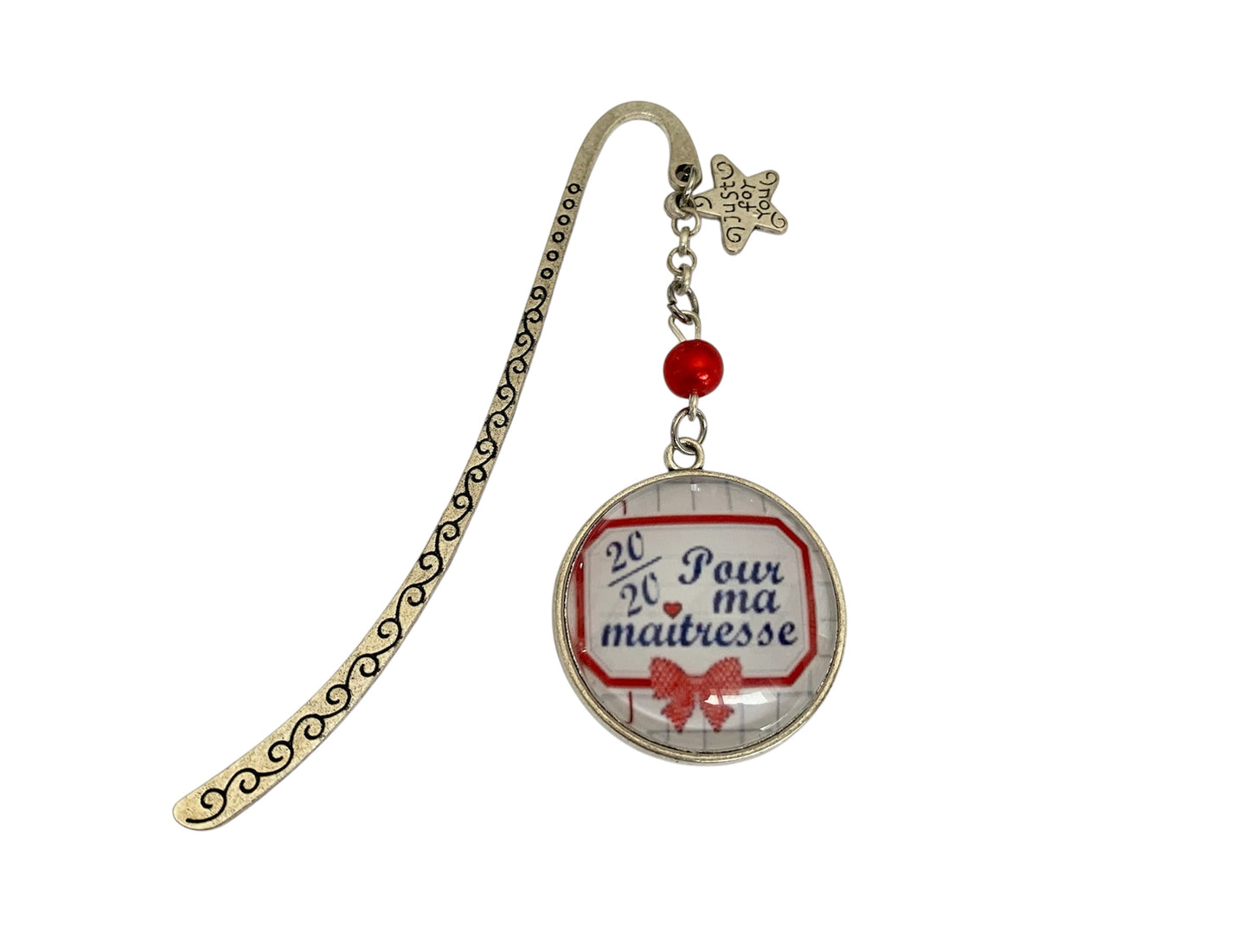 Cadeau maîtresse, marque page, 20/20 pour ma maitresse