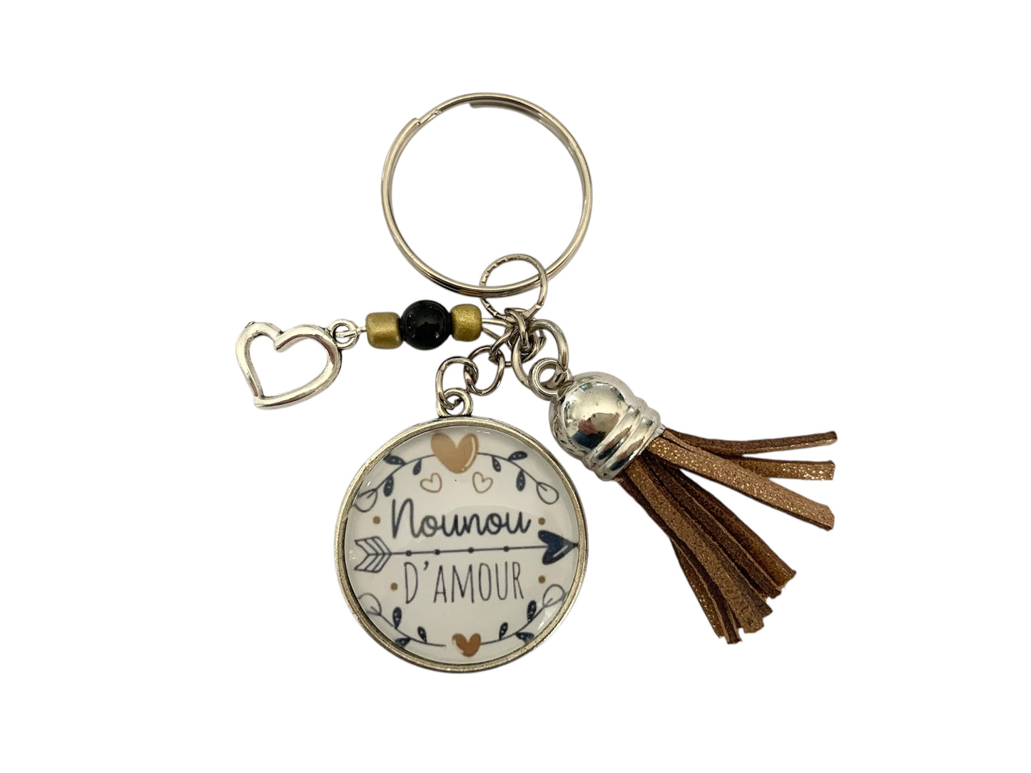 porte clé super nounou, cadeau fin d'année, nounou d’amour