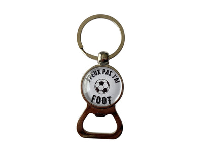 Porte clé décapsuleur j'peux pas j'ai foot