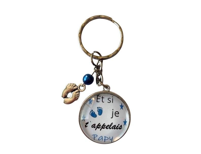 porte clé papy;  et si je t'appelais papy ; annonce naissance