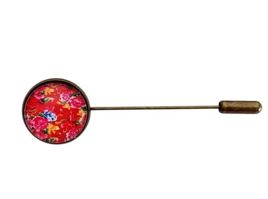 Broche cabochon pour gilet, cardigan, foulard