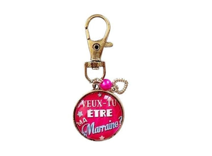 Porte clé veux tu être ma marraine ?